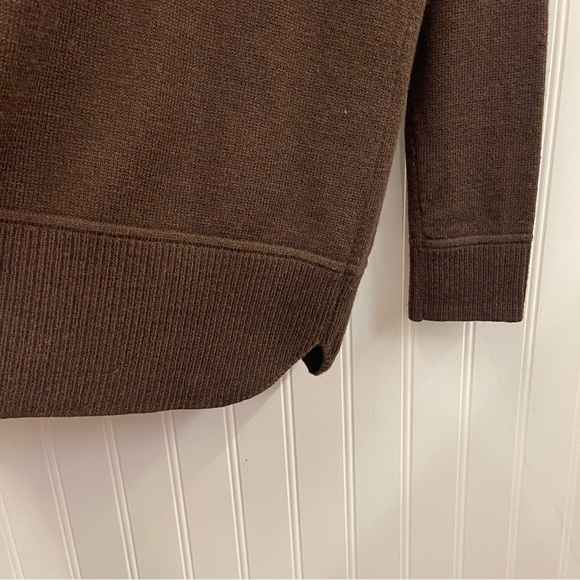 H&M Conscious Wool Blend Brown Sweater Sz M - Picture 3 of 5